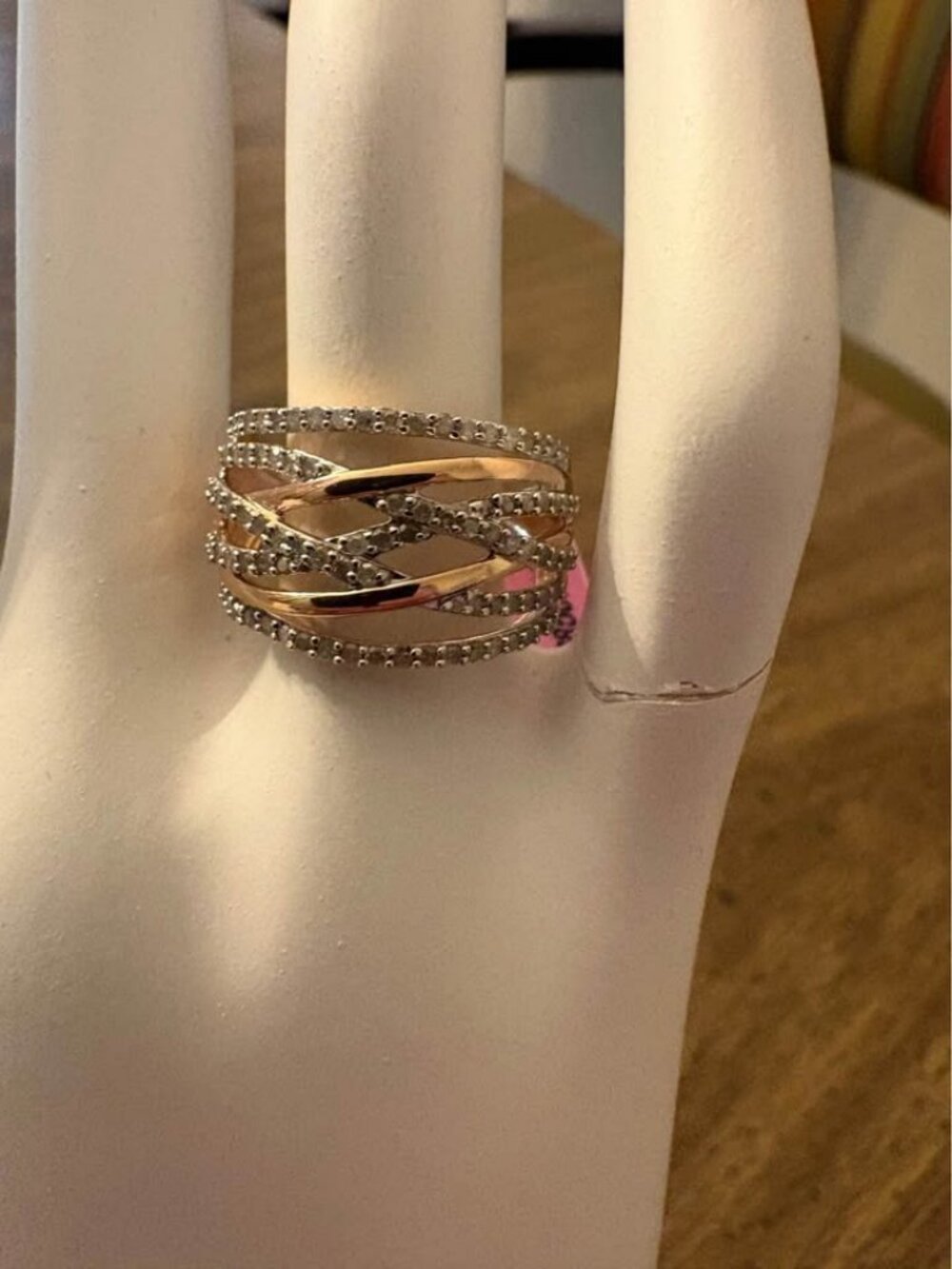 Sterling Silver 0.50 CTTW Natural Diamond Ring Size 6